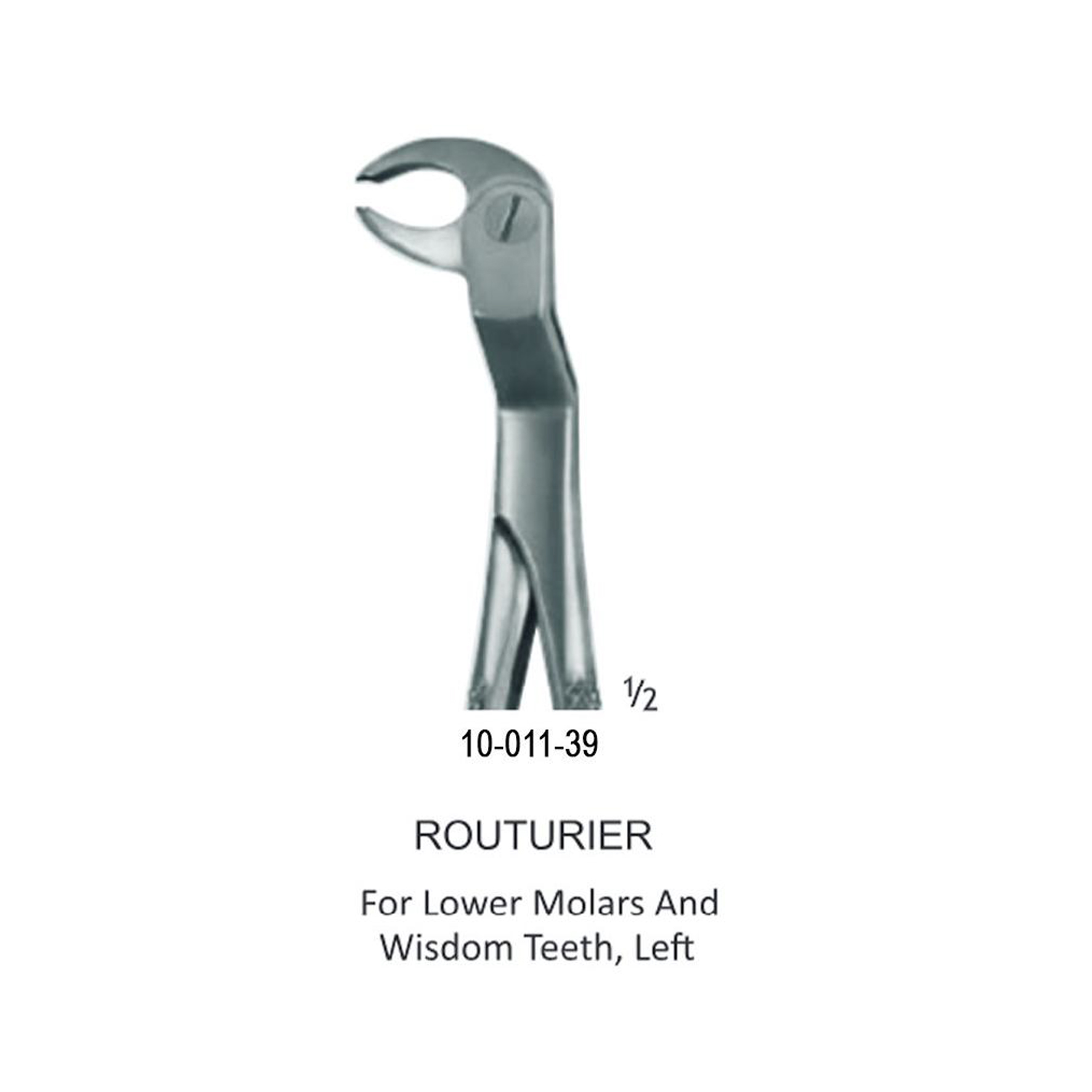 Routurier For Lower Molars And Wisdom Teeth Left